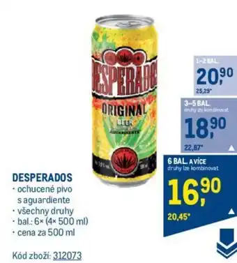 Makro DESPERADOS nabídka
