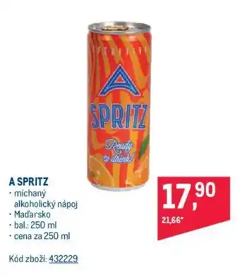 Makro A SPRITZ nabídka