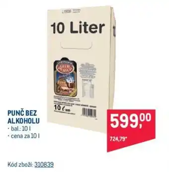 Makro PUNČ BEZ ALKOHOLU nabídka
