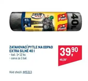 Makro ZATAHOVACÍ PYTLE NA ODPAD EXTRA SILNÉ 40 l. nabídka
