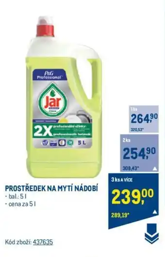 Makro PROSTŘEDEK NA MYTÍ NÁDOBÍ nabídka