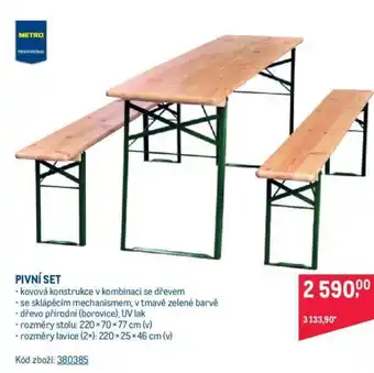 Makro PIVNÍ SET nabídka