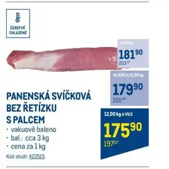 Makro PANENSKÁ SVÍČKOVÁ BEZ ŘETÍZKU S PALCEM nabídka
