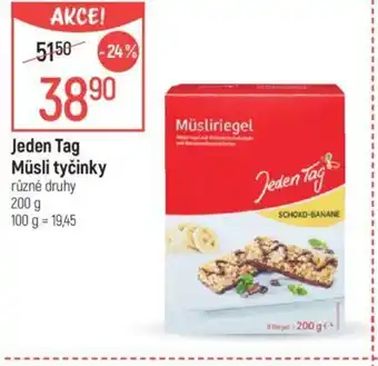Globus Jeden Tag Müsli tyčinky nabídka