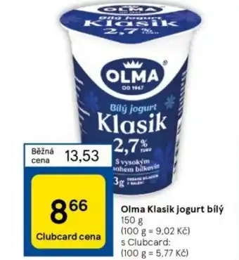 Tesco Olma Klasik jogurt bílý 150 g nabídka