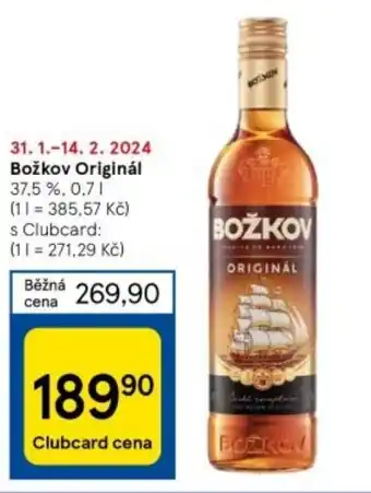 Tesco Božkov Originál nabídka