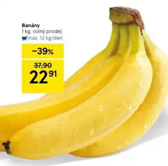 Tesco Banány nabídka