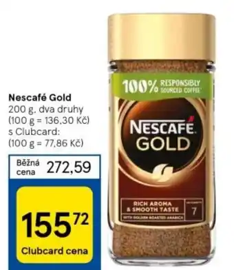 Tesco Nescafé Gold 200 g. nabídka