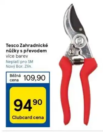 Tesco Tesco Zahradnické nůžky s převodem nabídka