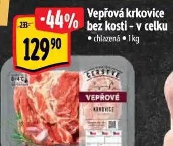 Albert Vepřová krkovice bez kosti- v celku nabídka