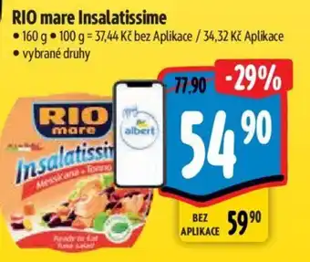 Albert RIO mare Insalatissime nabídka