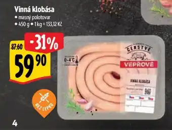 Albert Vinná klobása nabídka