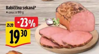 Albert Babiččina sekaná nabídka