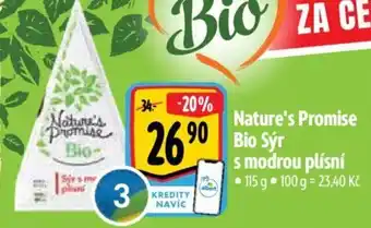 Albert Nature's Promise Bio Sýr s modrou plísní nabídka