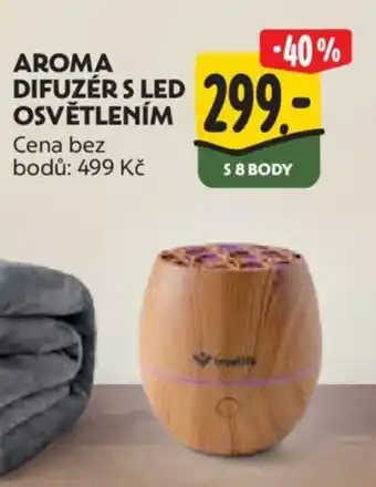 Albert AROMA DIFUZÉRS LED OSVĚTLENÍM nabídka