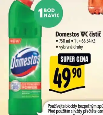 Albert Domestos WC čistič 750 ml nabídka