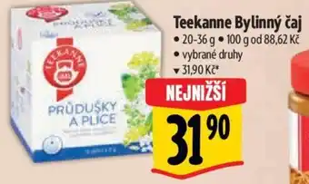 Albert Teekanne Bylinný čaj nabídka