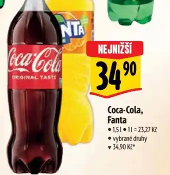 Albert Coca-Cola, Fanta nabídka