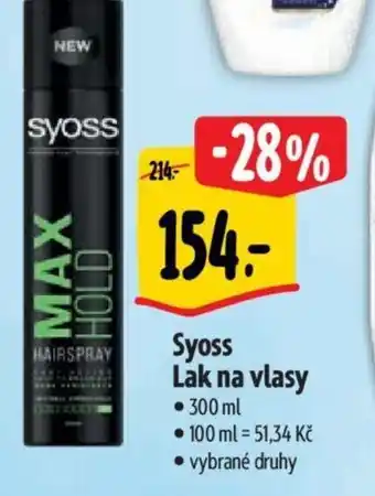 Albert Syoss Lak na vlasy nabídka