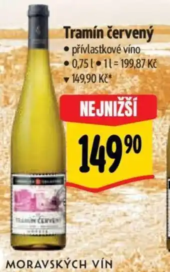 Albert Tramín červený nabídka
