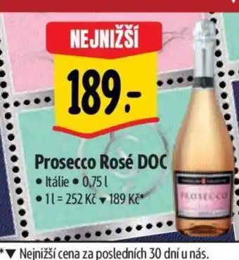 Albert Prosecco Rosé DOC nabídka