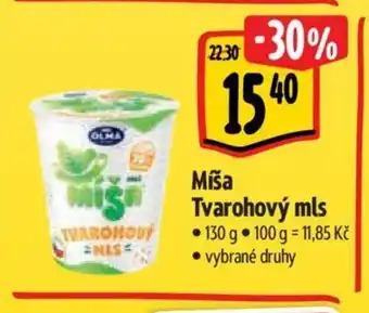Albert Míša Tvarohový mls 130 g nabídka