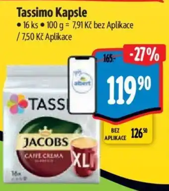 Albert Tassimo Kapsle nabídka