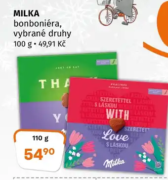 Terno MILKA bonboniéra nabídka