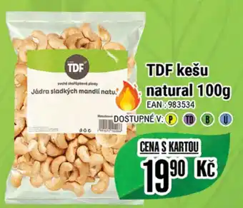 Tamda Foods TDF kešu natural 100g nabídka