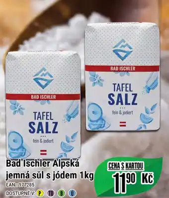Tamda Foods Bad Ischler Alpská jemná sůl s jódem 1kg nabídka