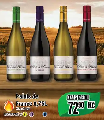 Palais de France 0,75L