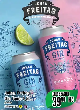 Tamda Foods Johan Freitag Gin Tonic 0,5L nabídka