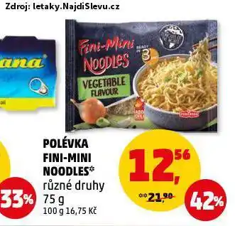 Penny Market Polévka fini-mini noodles nabídka