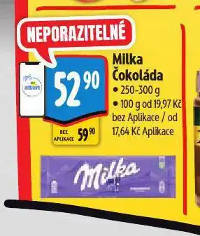 Albert Milka čokoláda nabídka