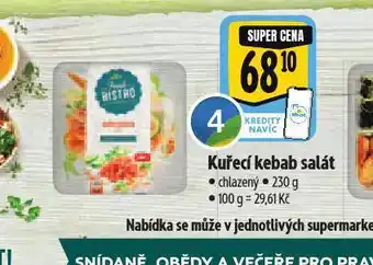 Albert Kuřecí kebab salát nabídka
