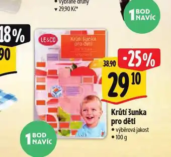Albert Krůtí šunka pro děti nabídka