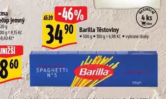 Albert Barilla těstoviny nabídka