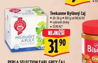 Albert Teekanne bylinný čaj nabídka