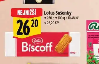 Albert Lotus sušenky nabídka