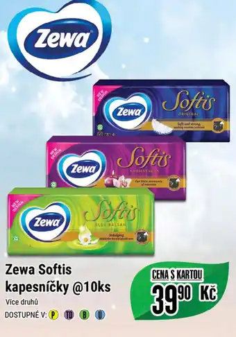 Tamda Foods Zewa Softis kapesníčky @10ks nabídka