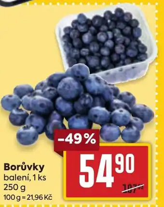 Billa Borůvky nabídka