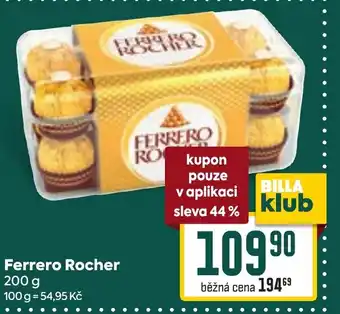 Billa Ferrero Rocher nabídka