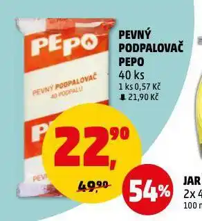 Penny Market Pevný podpalovač pepo nabídka