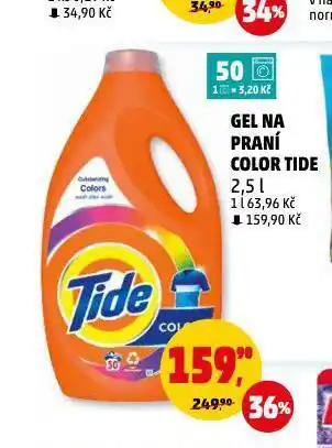 Penny Market Color tide gel na praní nabídka