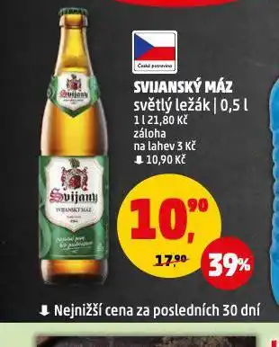 Penny Market Pivo svijanský máz nabídka
