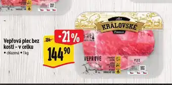 Albert Vepřová plec bez kosti nabídka
