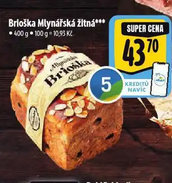 Albert Brioška mlynářská žitná nabídka