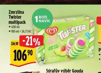 Albert Twister zmrzlina nabídka