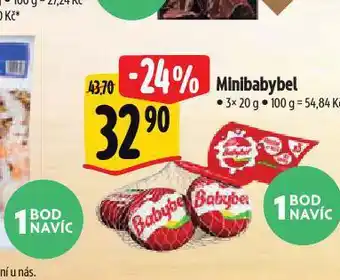 Albert Minibabybel sýr nabídka