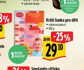Albert Krůtí šunka pro děti nabídka